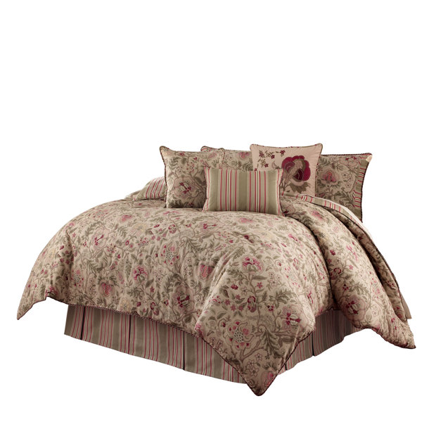 Waverly Imperial Dress 4 Piece Reversible Comforter Set & Reviews Wayfair